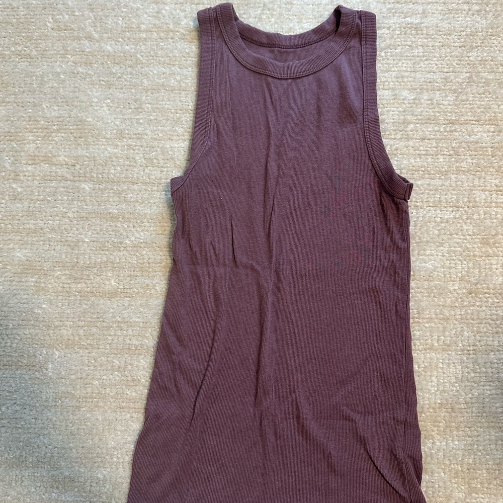 A New Day Mauve High Neck Tank